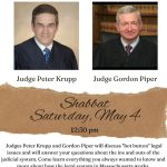 Kiddush Conversation-A Discussion With 2 Judges