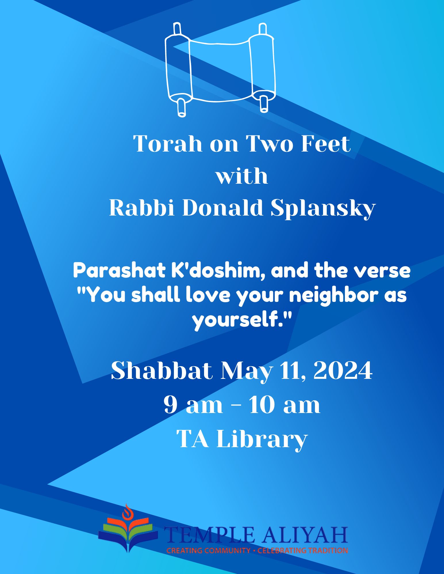Torah on Two Feet with Rabbi Donald Splansky